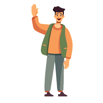 Excited Person